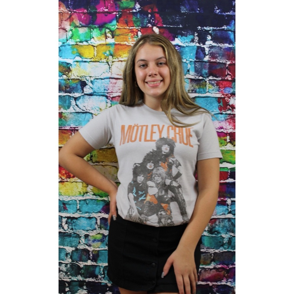 Motley Crue World Tour 1983 Graphic Band Tee